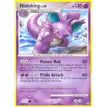 Nidoking (Reverse Holo)