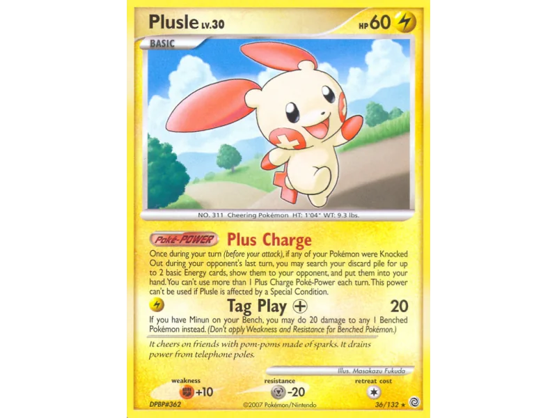 Plusle (Reverse Holo)