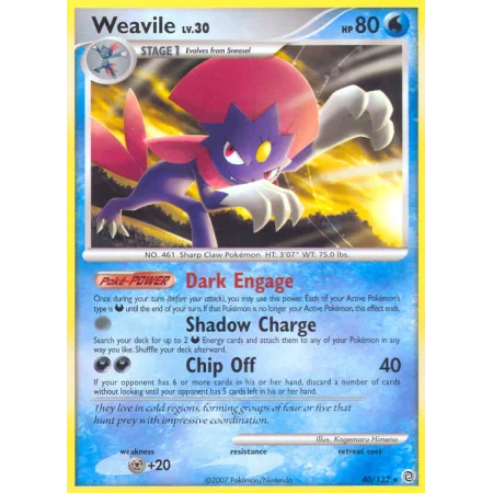Weavile (Reverse Holo)