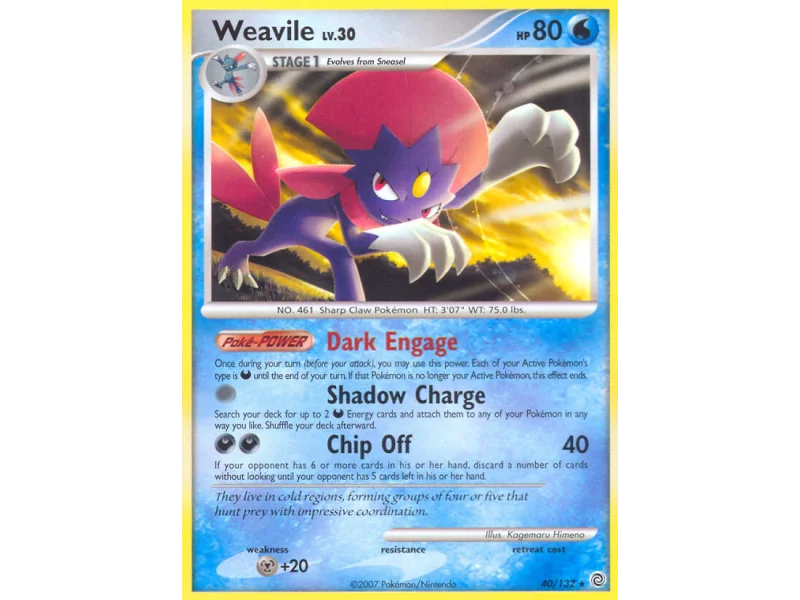 Weavile (Reverse Holo)