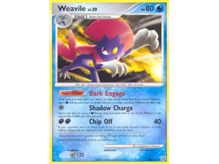 Weavile (Reverse Holo)