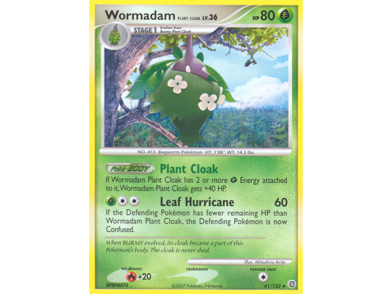 Wormadam Plant Cloak (Reverse Holo)