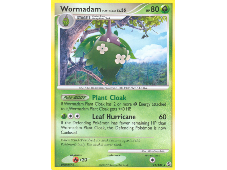 Wormadam Plant Cloak (Reverse Holo)