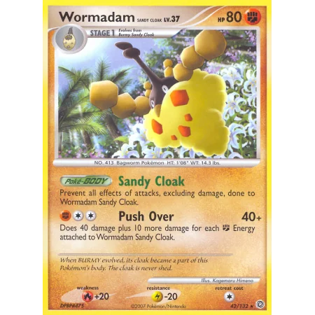 Wormadam Sandy Cloak (Reverse Holo)