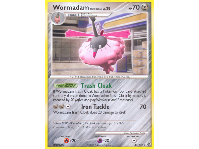 Wormadam Trash Cloak (Reverse Holo)