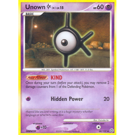 Unown [K] (Reverse Holo)