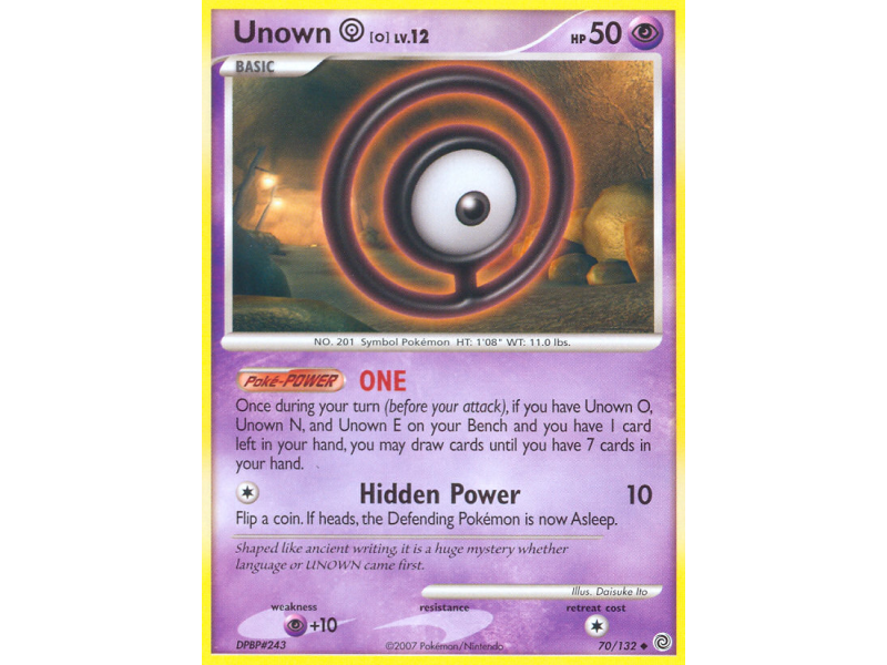 Unown [O] (Reverse Holo)