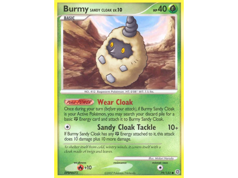 Burmy Sandy Cloak (Reverse Holo)