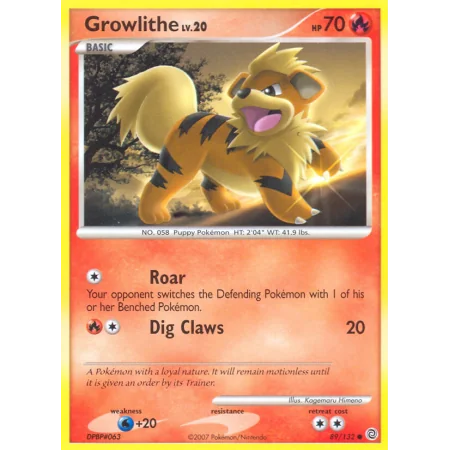 Growlithe (Reverse Holo)