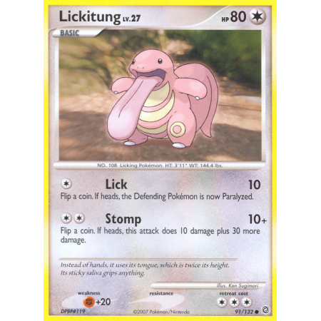 Lickitung (Reverse Holo)