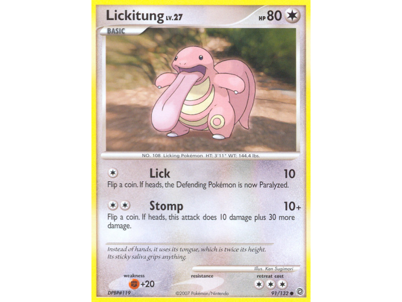Lickitung (Reverse Holo)