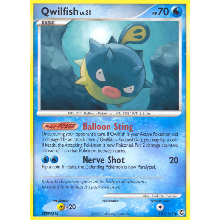 Qwilfish (Reverse Holo)