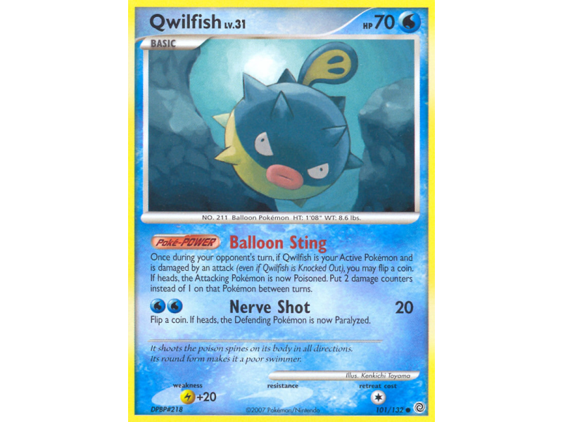 Qwilfish (Reverse Holo)