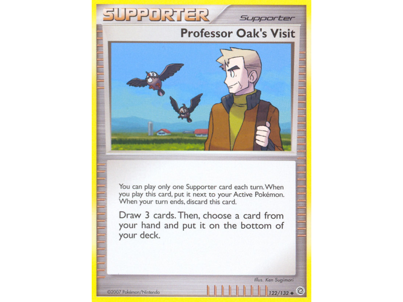 Professor Oak's Visit (Reverse Holo)
