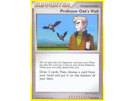 Professor Oak's Visit (Reverse Holo)