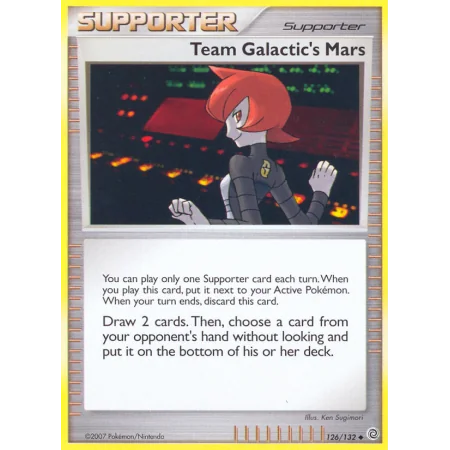 Team Galactic's Mars (Reverse Holo)