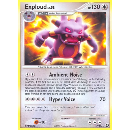 Exploud (Reverse Holo)