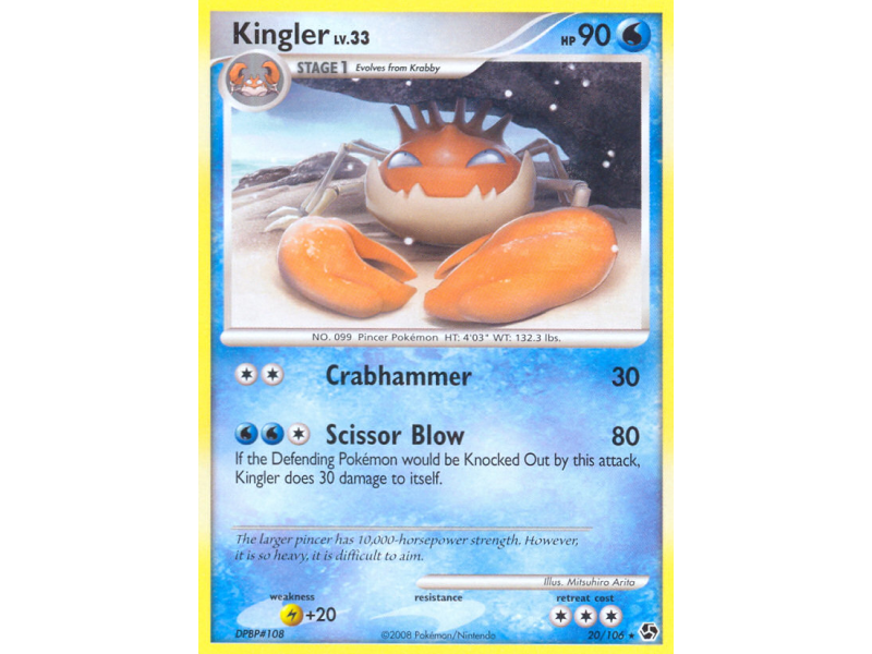 Kingler (Reverse Holo)