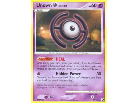 Unown [H] (Reverse Holo)