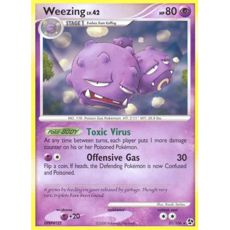 Weezing (Reverse Holo)