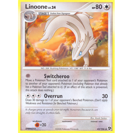 Linoone (Reverse Holo)