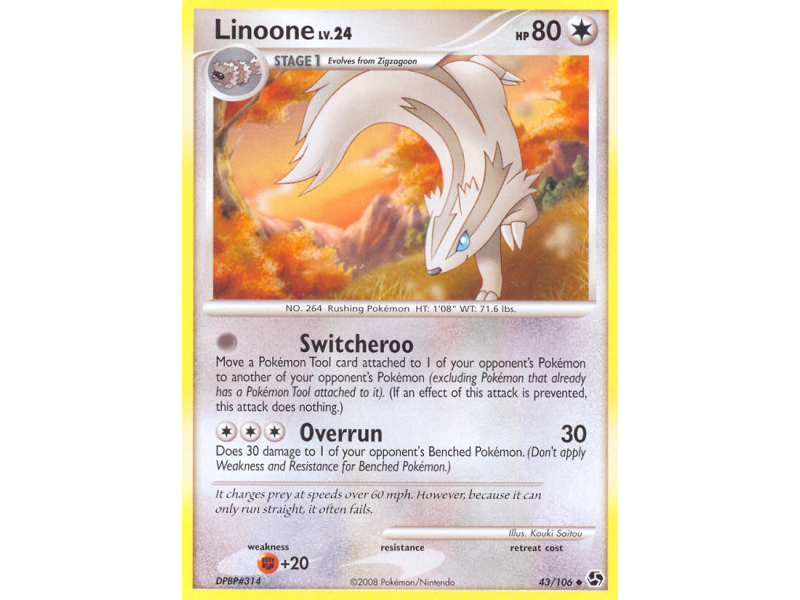 Linoone (Reverse Holo)