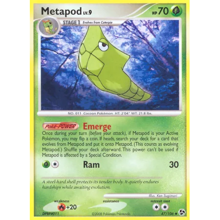 Metapod (Reverse Holo)