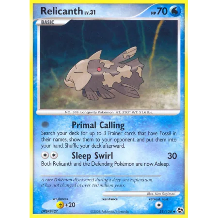 Relicanth (Reverse Holo)