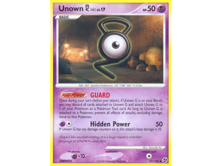 Unown [G] (Reverse Holo)