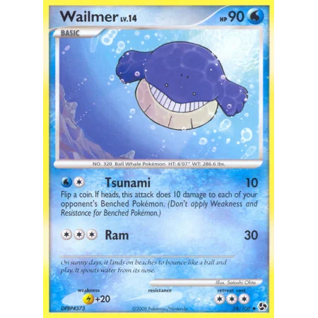 Wailmer (Reverse Holo)
