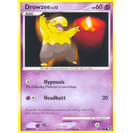 Drowzee (Reverse Holo)