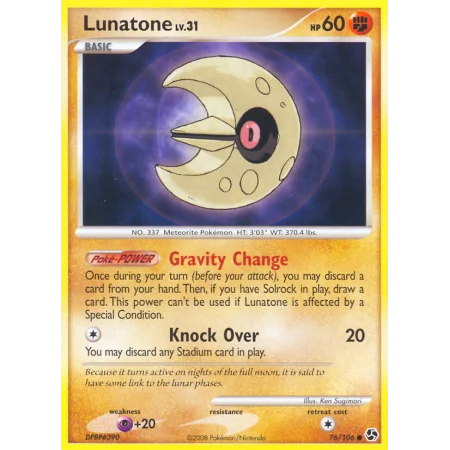 Lunatone (Reverse Holo)
