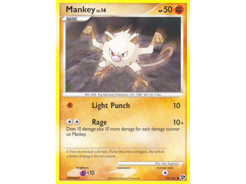 Mankey (Reverse Holo)