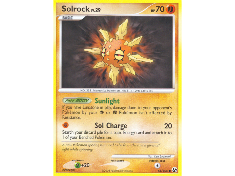 Solrock (Reverse Holo)