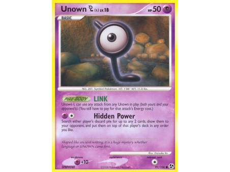 Unown [L] (Reverse Holo)