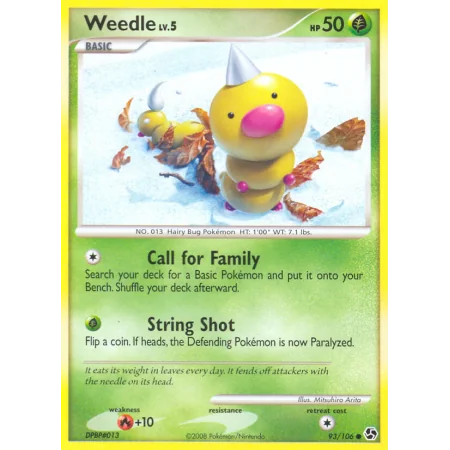 Weedle (Reverse Holo)