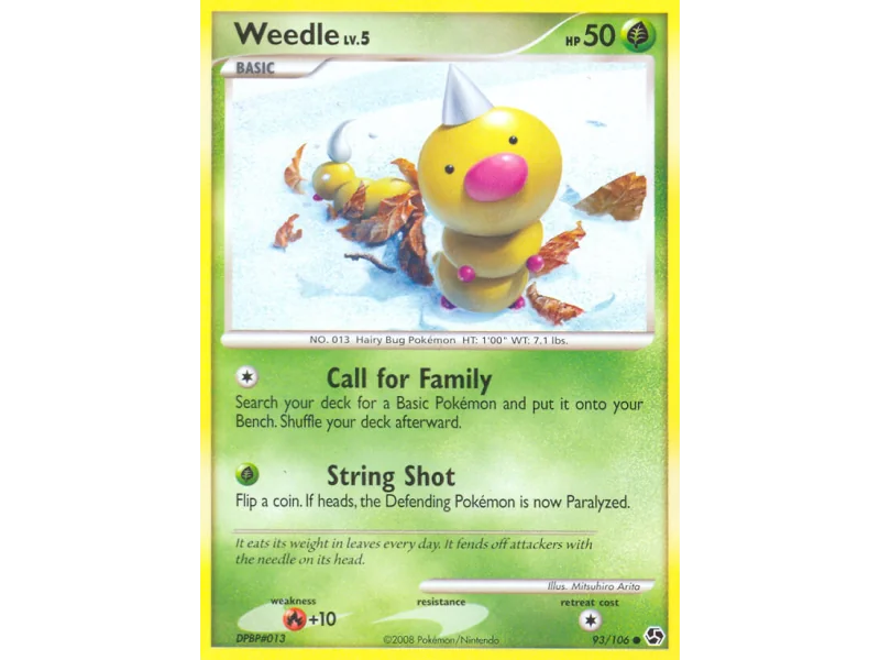 Weedle (Reverse Holo)
