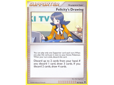 Felicity's Drawing (Reverse Holo)