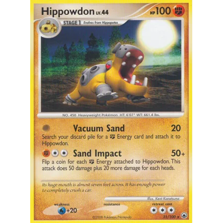 Hippowdon (Reverse Holo)