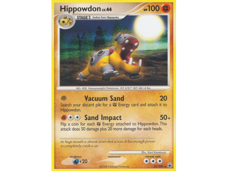 Hippowdon (Reverse Holo)
