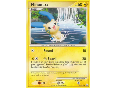 Minun (Reverse Holo)