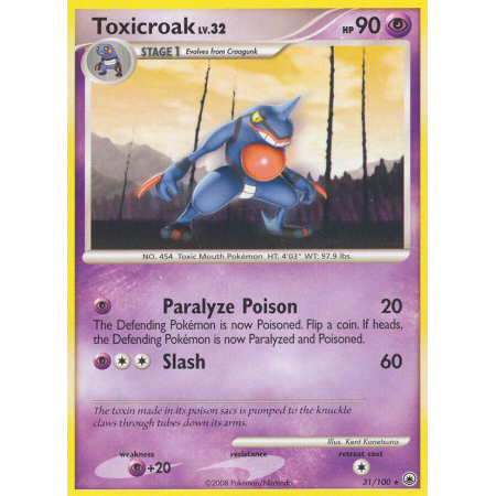 Toxicroak (Reverse Holo)