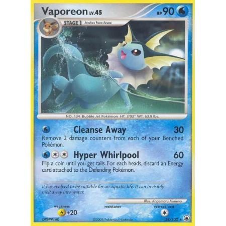 Vaporeon (Reverse Holo)
