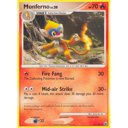 Monferno (Reverse Holo)