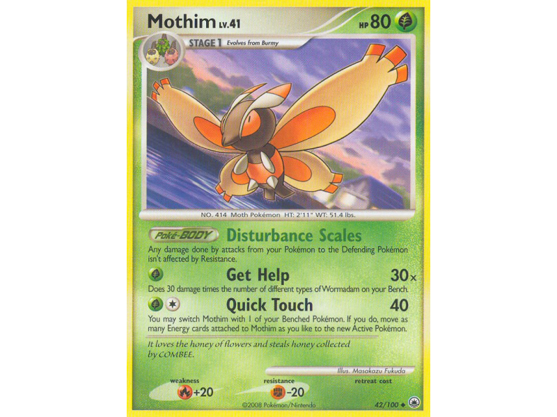 Mothim (Reverse Holo)