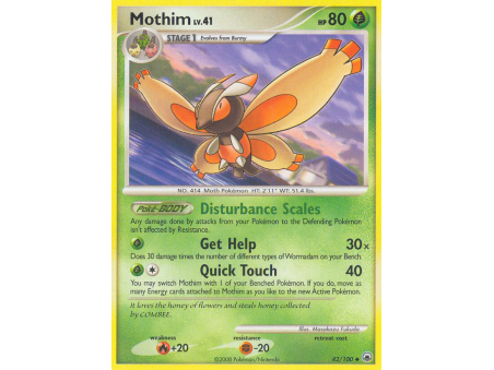 Mothim (Reverse Holo)
