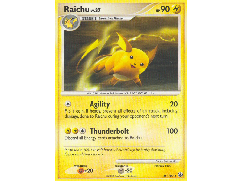 Raichu (Reverse Holo)