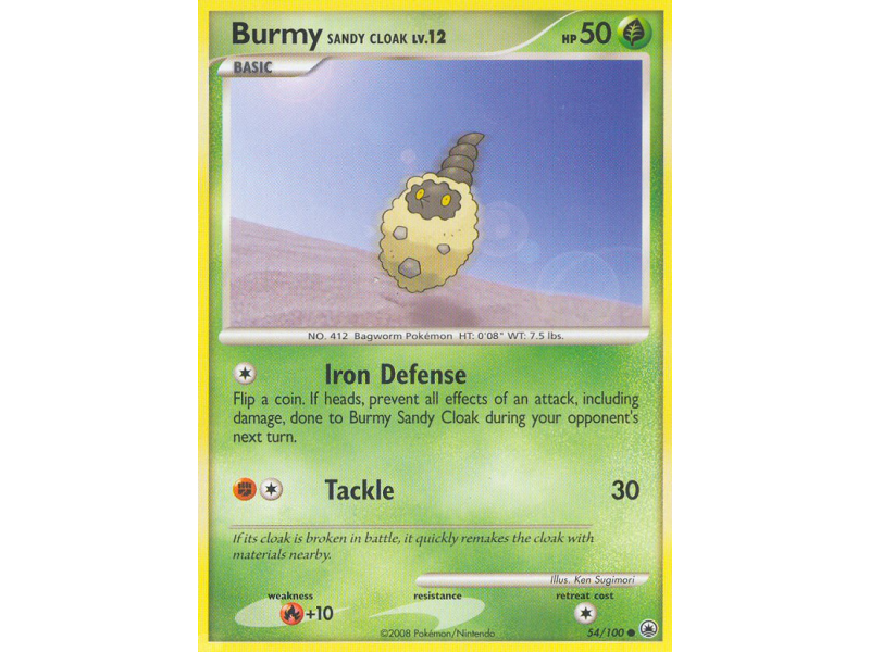 Burmy Sandy Cloak (Reverse Holo)