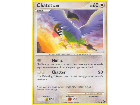 Chatot (Reverse Holo)