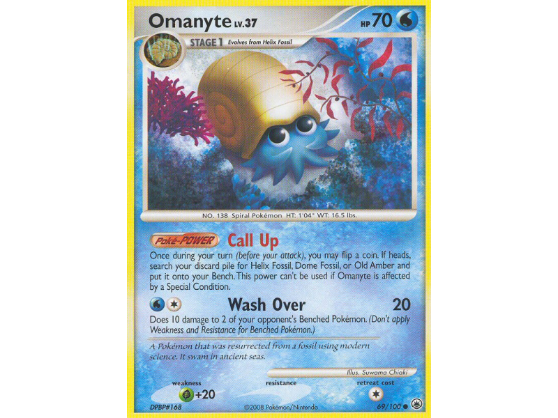Omanyte (Reverse Holo)